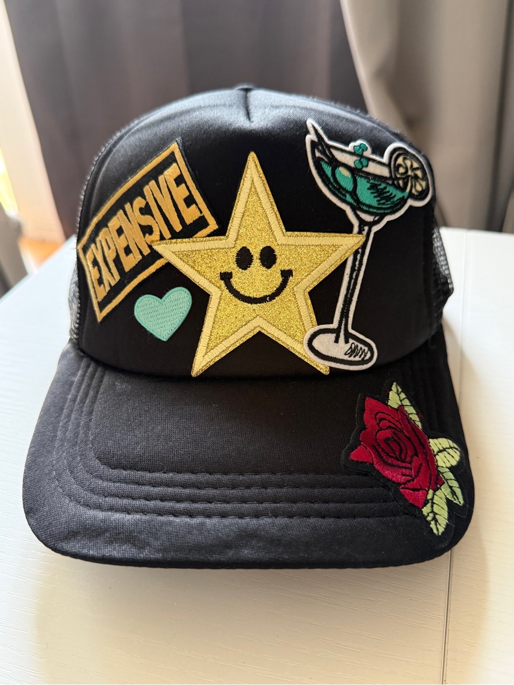Expensive Trucker Patch Hat Cap OS